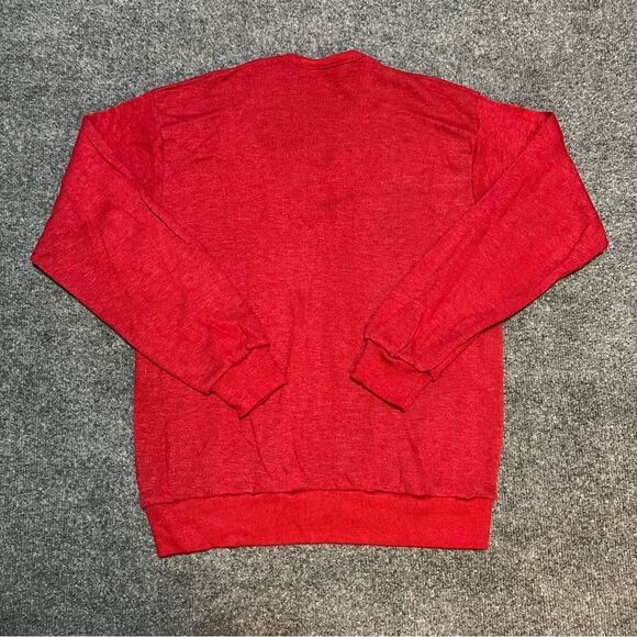 Vintage 70s Champion St. Meinrad V Neck Sweater Size Large - Picture 2 of 6